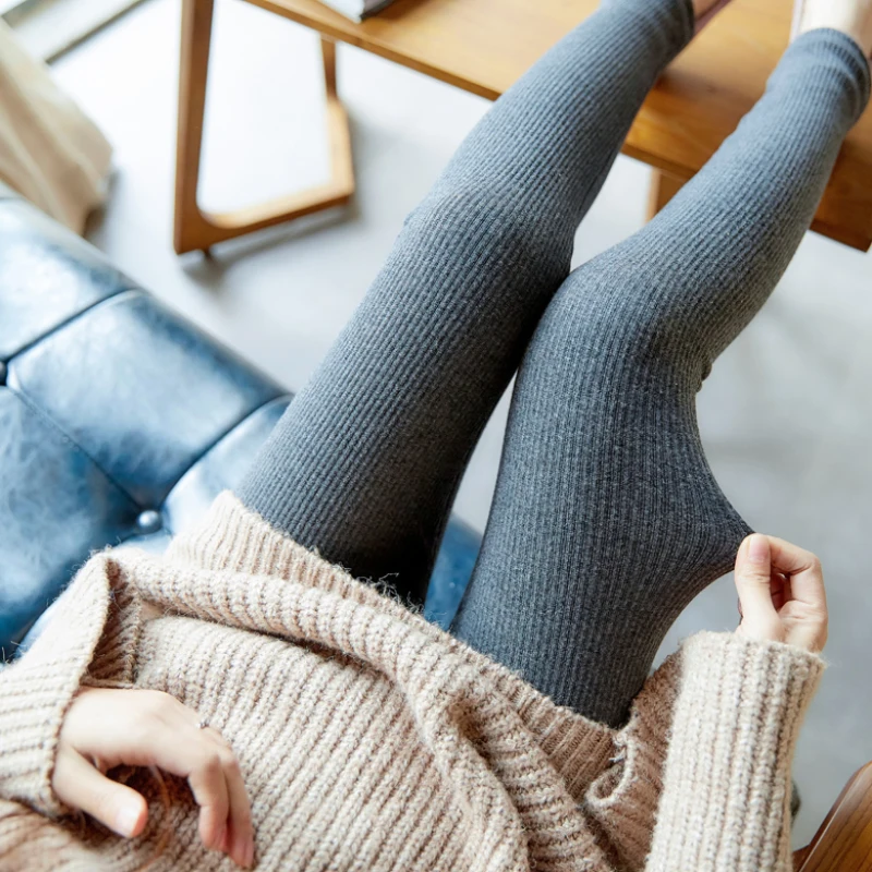 Leggings de maternidad de algodon con cintura ajustable para embarazo - imagen 3