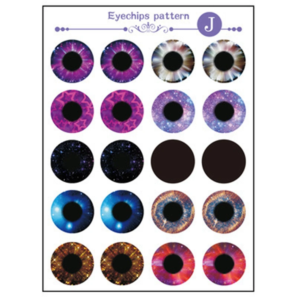 Ojos de cristal para muñeca Blythe – 20 piezas para manualidad