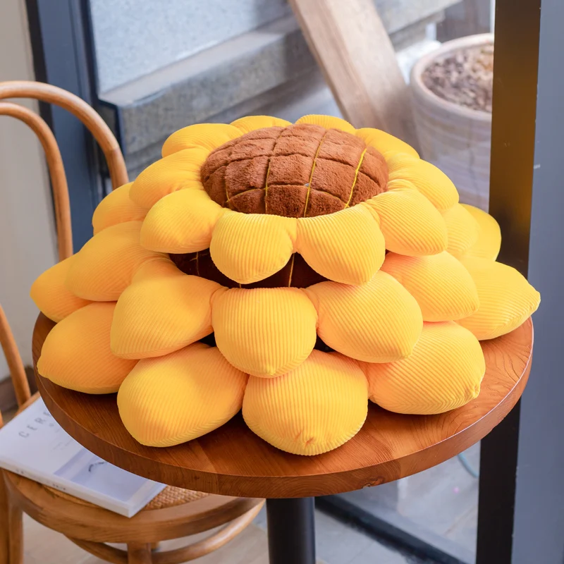 Peluche cojín girasol para sofá y sillita infantil - imagen 3