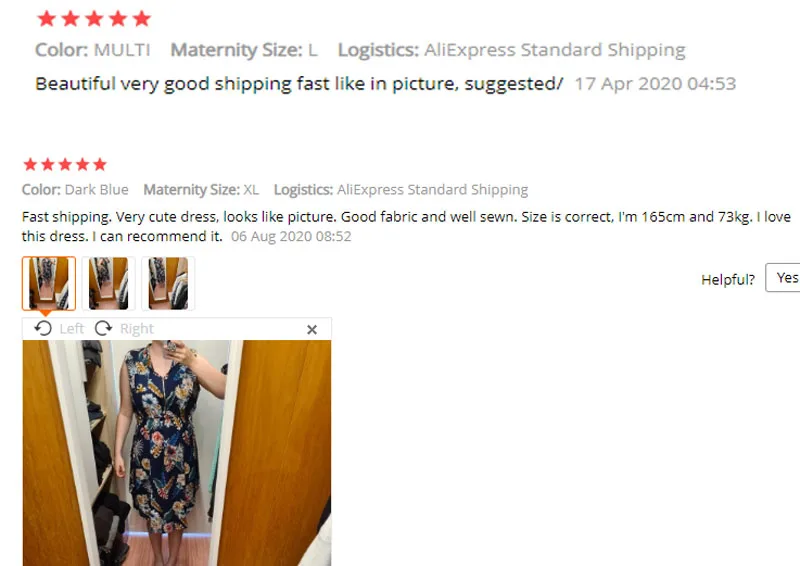 Vestido de maternidad azul claro con abertura para lactation