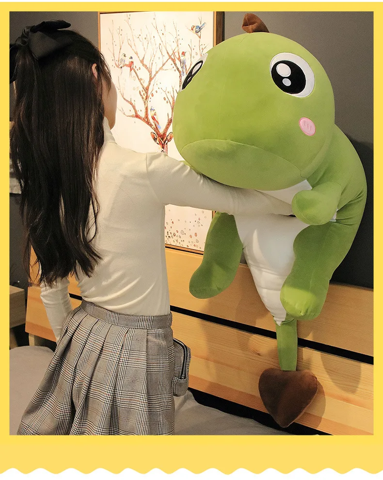 Peluche de dinosaurio CONUSEA detalle material felpa