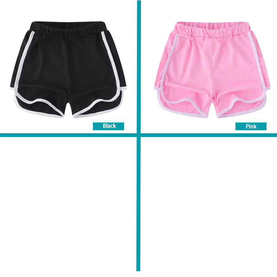 Pantalones cortos de algodón para niños y niñas – Ideal para playa y verano - imagen 4