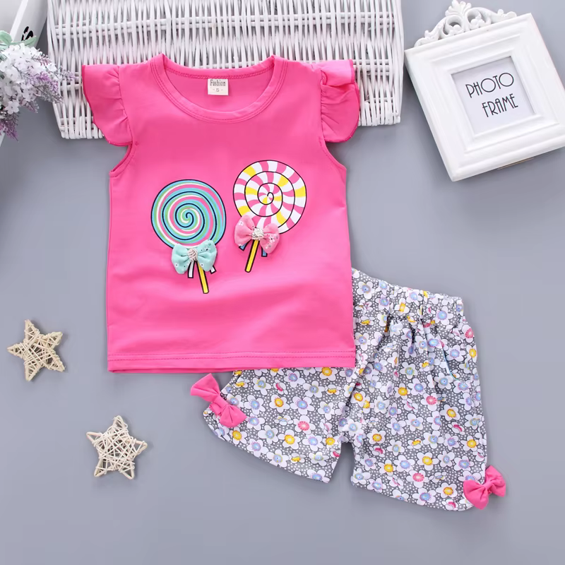 Vestido de niña algodón peinado floral sin mangas, conjunto veraniego - imagen 5