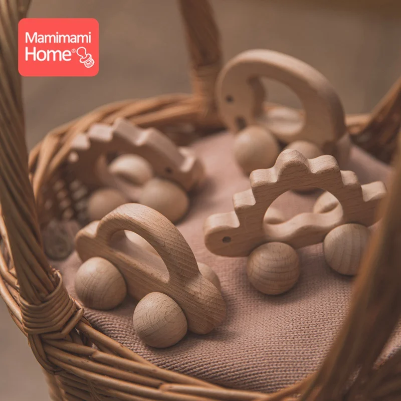 Coche de madera Montessori para bebé