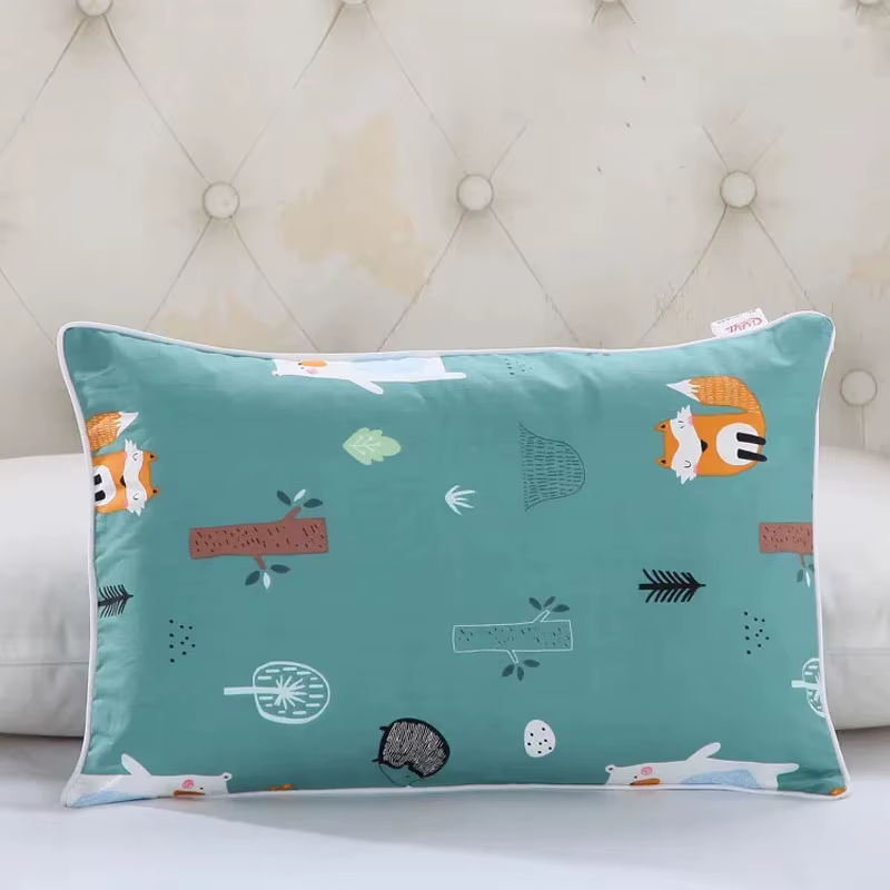 Funda de almohada bebé transpirable – Estampado de dibujos animados con cremallera - imagen 2