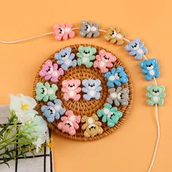 Kovict cuentas de silicona infantiles con animales para joyería