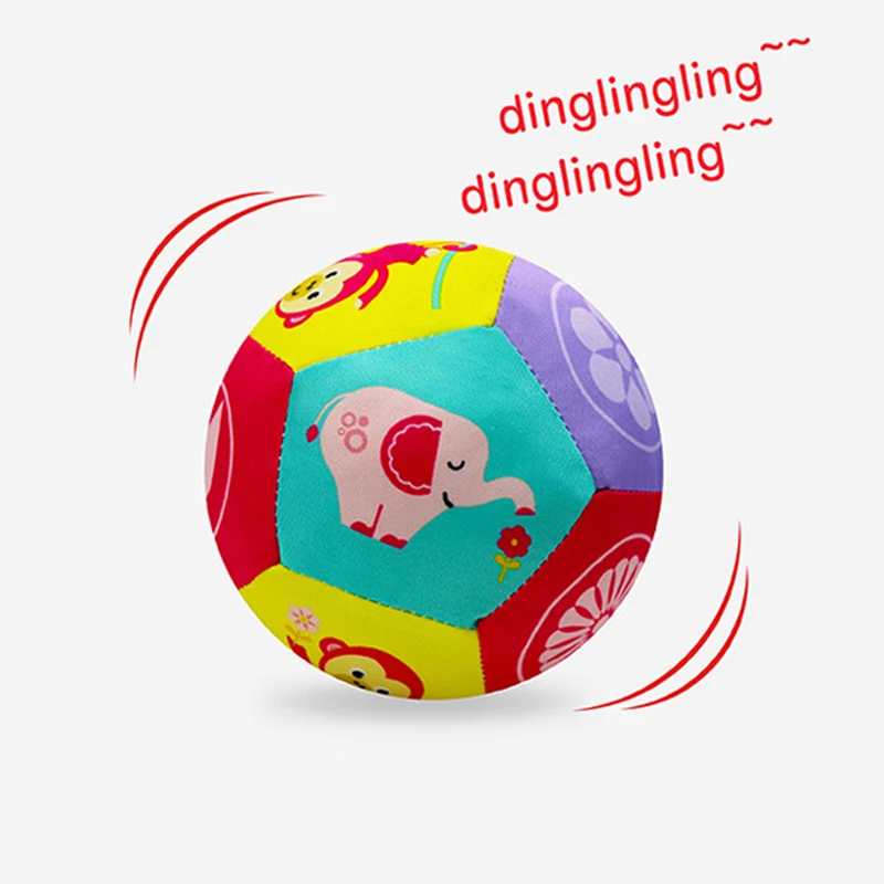 Detalle del sonajero dentro de la bola