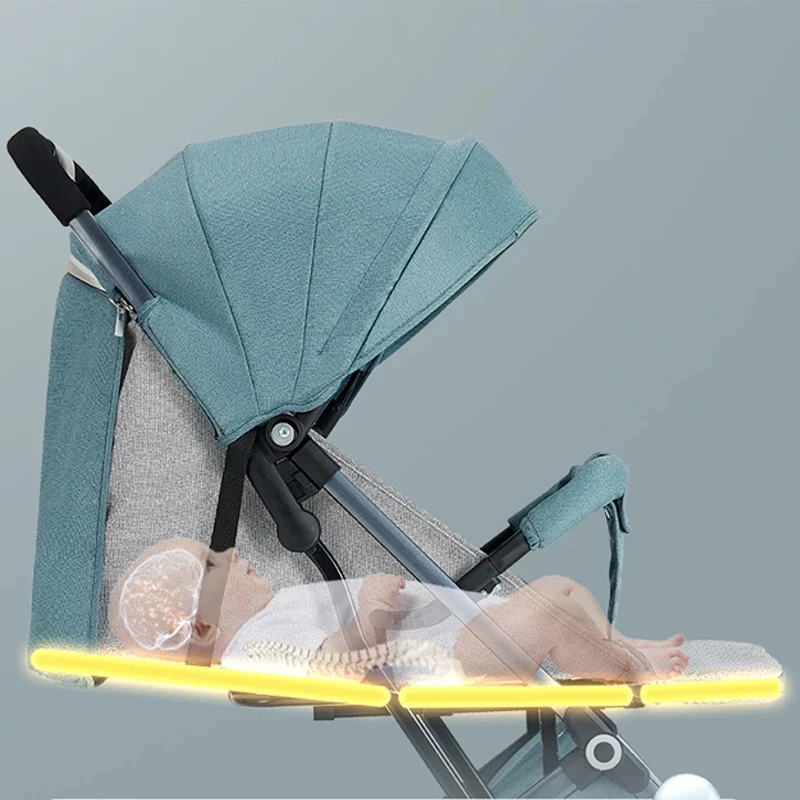 Cochecito plegable BabyGo para recién nacido hasta tres años - imagen 5