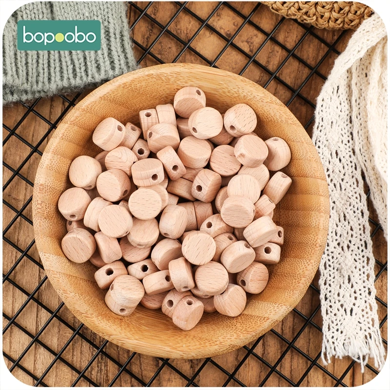Bopoobo Mordedor de madera y collar de lactancia para bebé - imagen 3