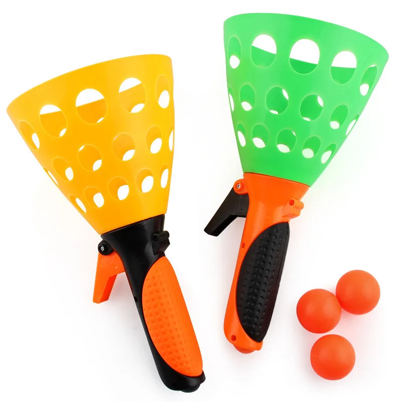 Pelota de doble lanzamiento para jardín – Juguete interactivo al aire libre - imagen 3