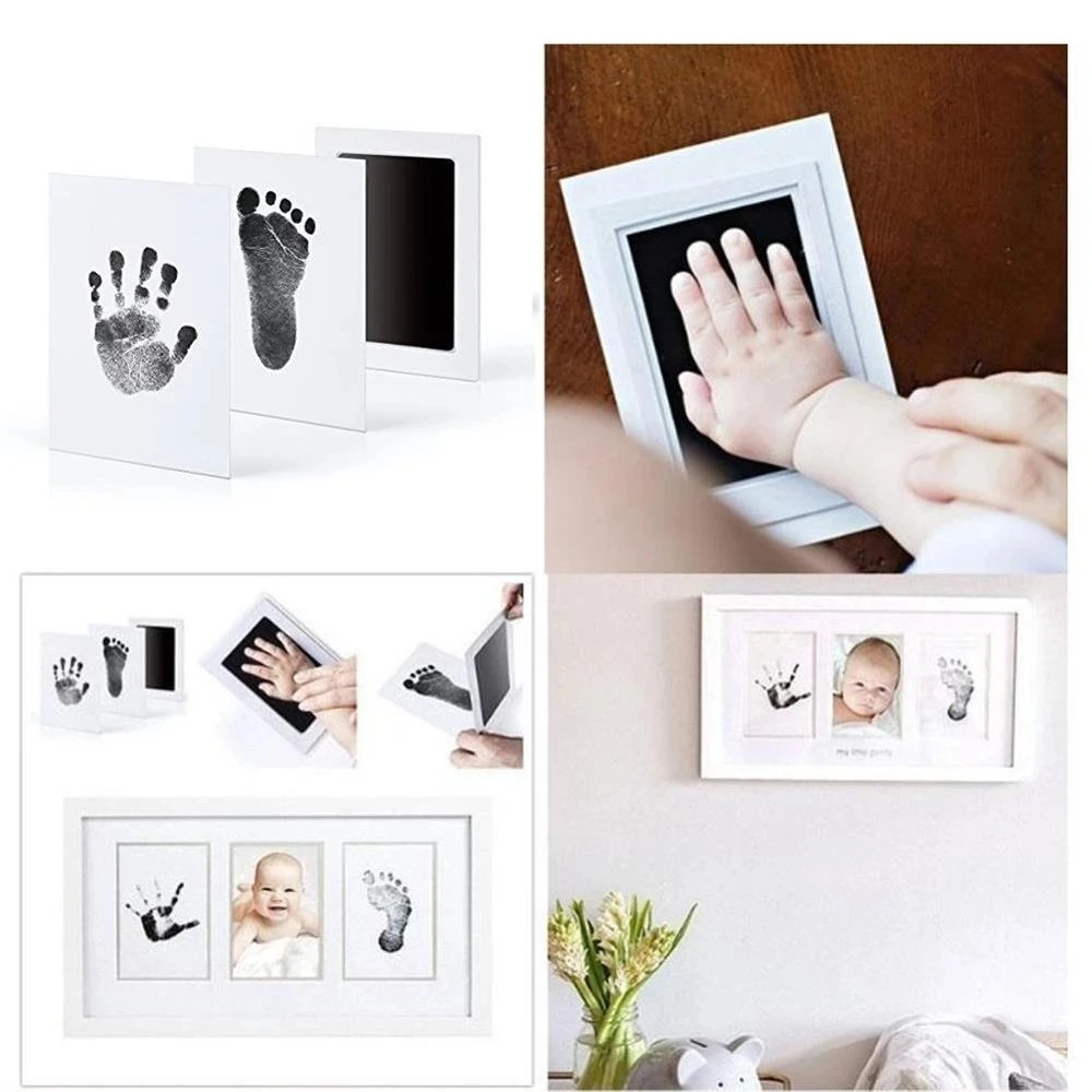 Kit de huellas de bebé – Recuerdo seguro no tóxico para recién nacido - imagen 5
