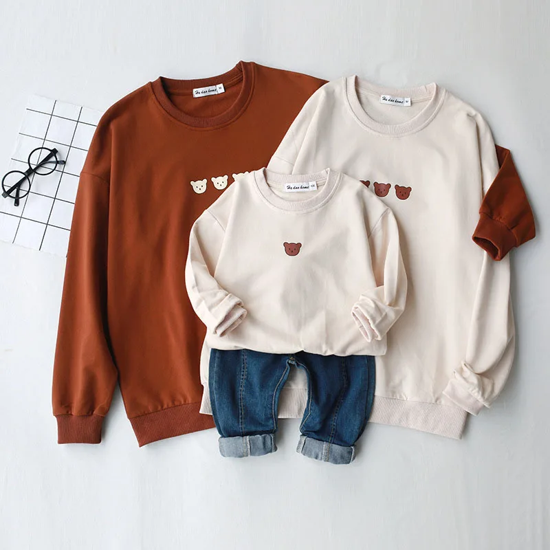 MILANCEL Mono bebé con capucha de oso – Ropa a juego familiar - imagen 3