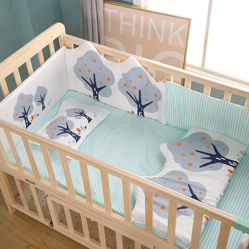 Babyinner parachoques para cuna de algodón acolchado - imagen 3