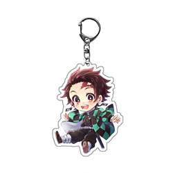 Llavero de Demon Slayer para niños con personaje y asa colgante