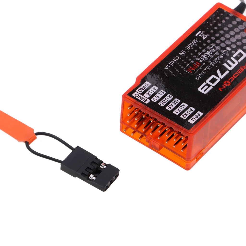 Receptor REDCON CM703 7 canales DSM2/DSMX 2,4 GHz para drone - imagen 3
