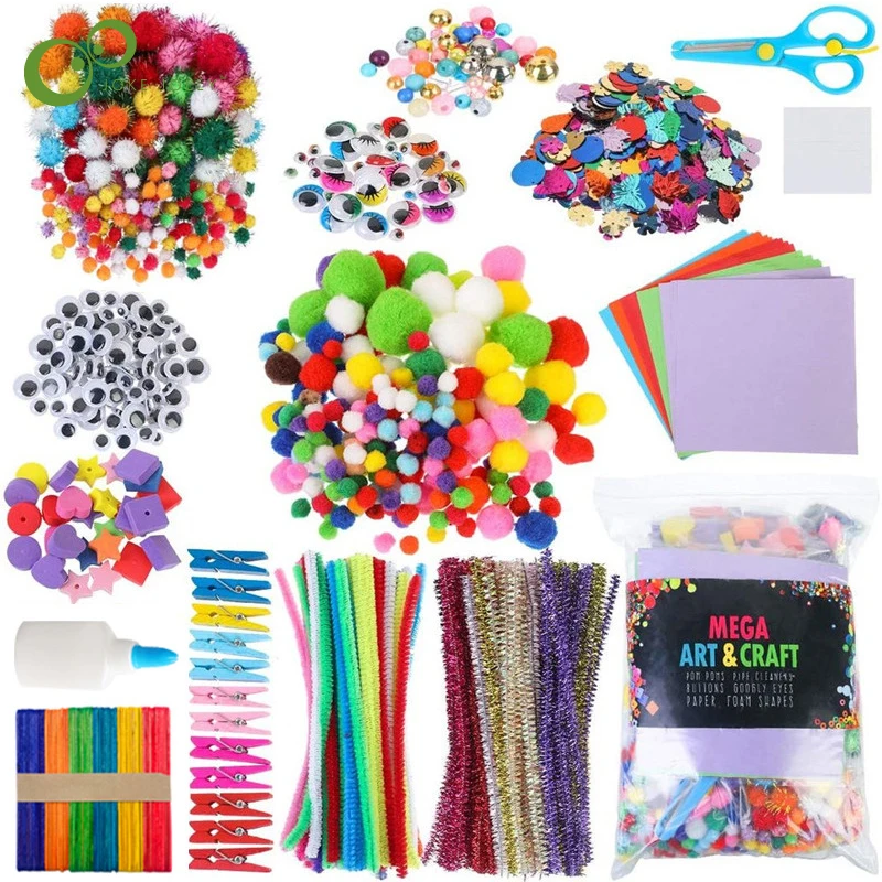 Kit de manualidades para niños con lentejuelas y pegatinas - imagen 5