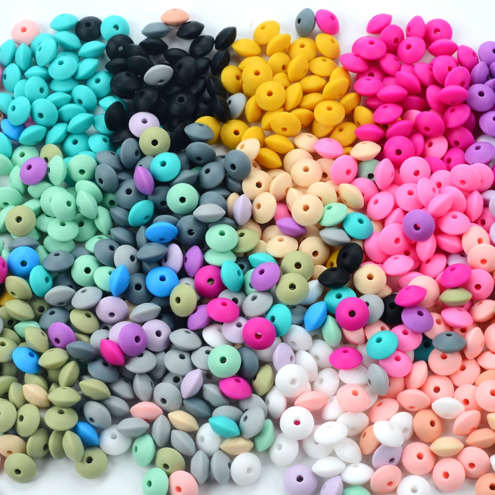 Cuentas silicona para collar dentición sin BPA kit DIY - imagen 3
