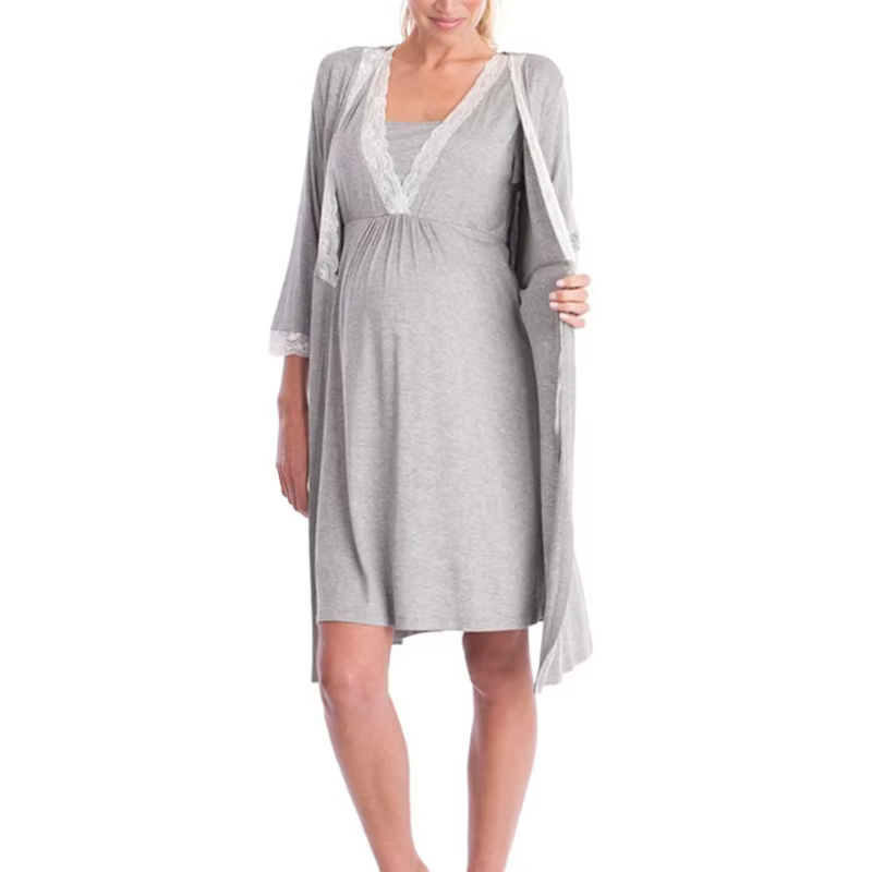Camisón de maternidad para usar en casa y de noche