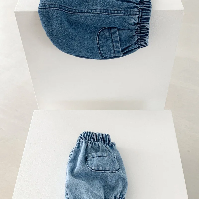 Pantalones cortos de algodón fino transpirables infantiles para verano - imagen 4