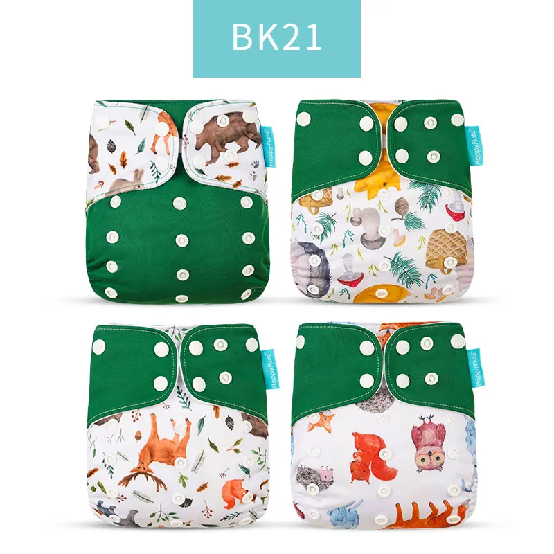 Happyflute Pañal lavable con bolsillo ajustable - imagen 5