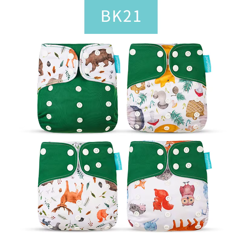 Happyflute Pañal lavable con bolsillo ajustable - imagen 5