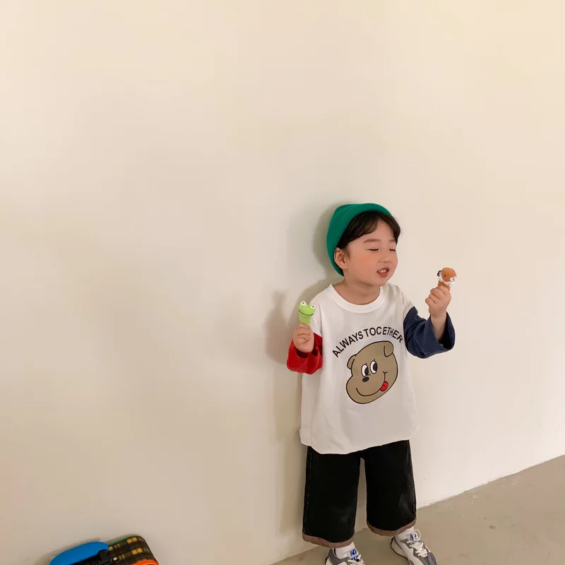 MILANCEL Camiseta manga larga con dibujos animados para niños - imagen 4