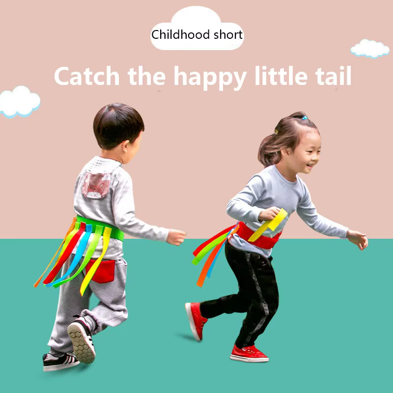 Juego al aire libre en equipo para niños: cola de atrapar - imagen 2