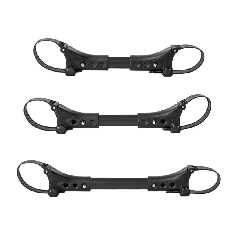 Conector para cochecito gemelar en uso