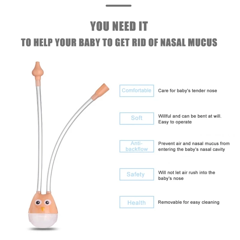 Sacamocos eléctrico para bebés – Aspirador nasal seguro - imagen 2