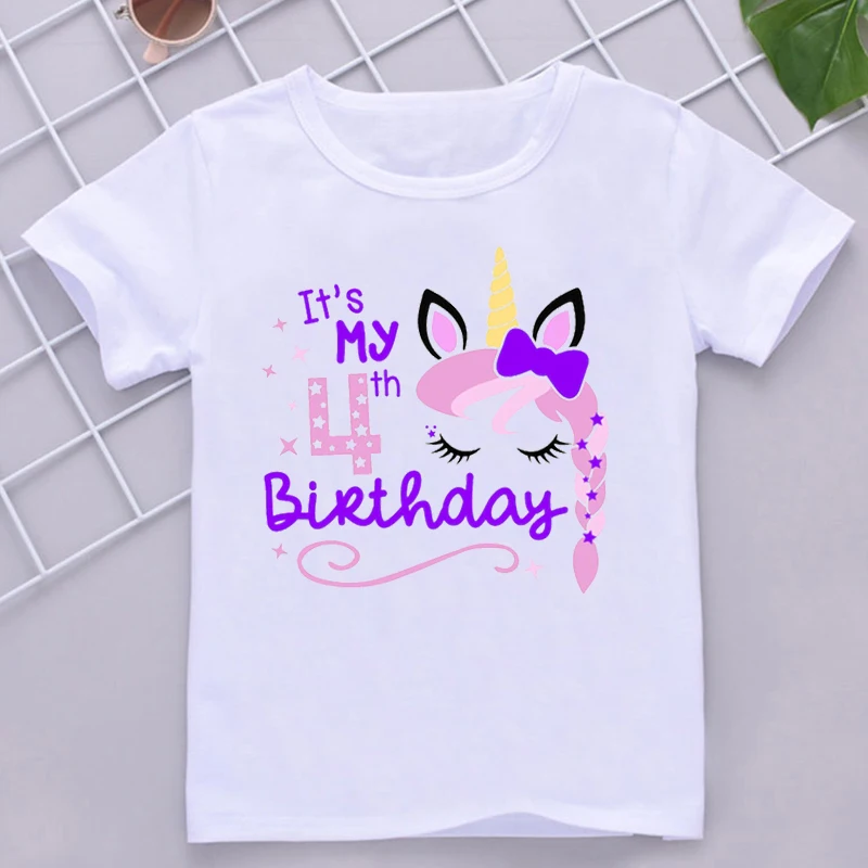 Camiseta unicornio manga courte algodon niño - imagen 5