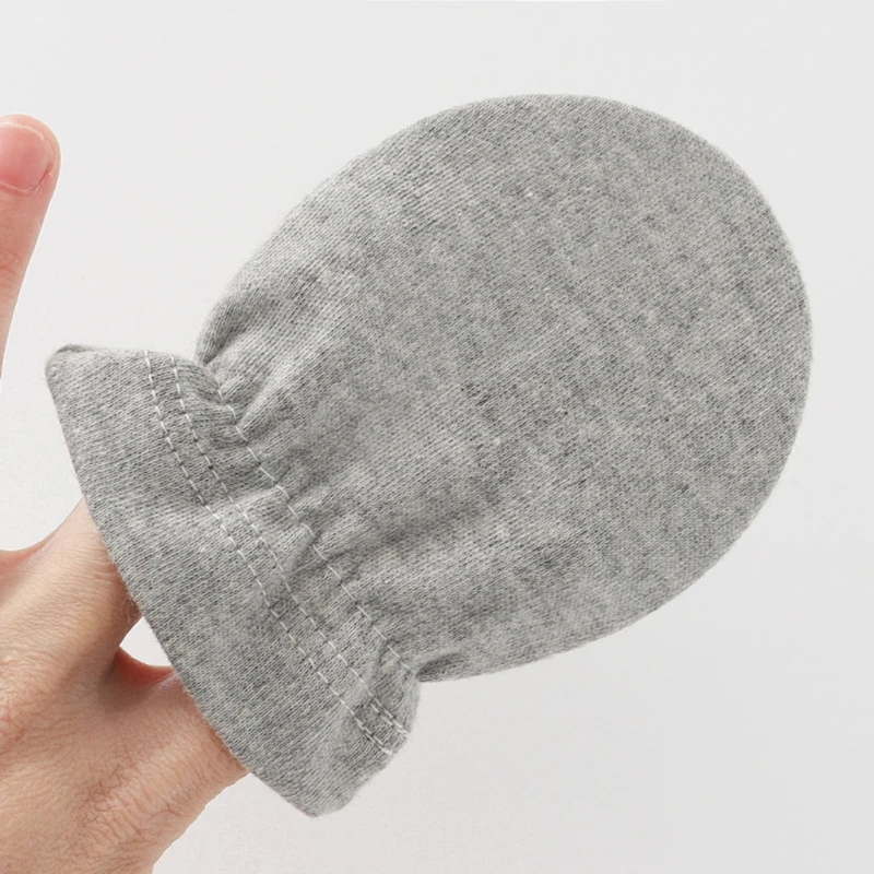 Guantes antiarañazos de algodón suave para bebé recién nacido - imagen 2