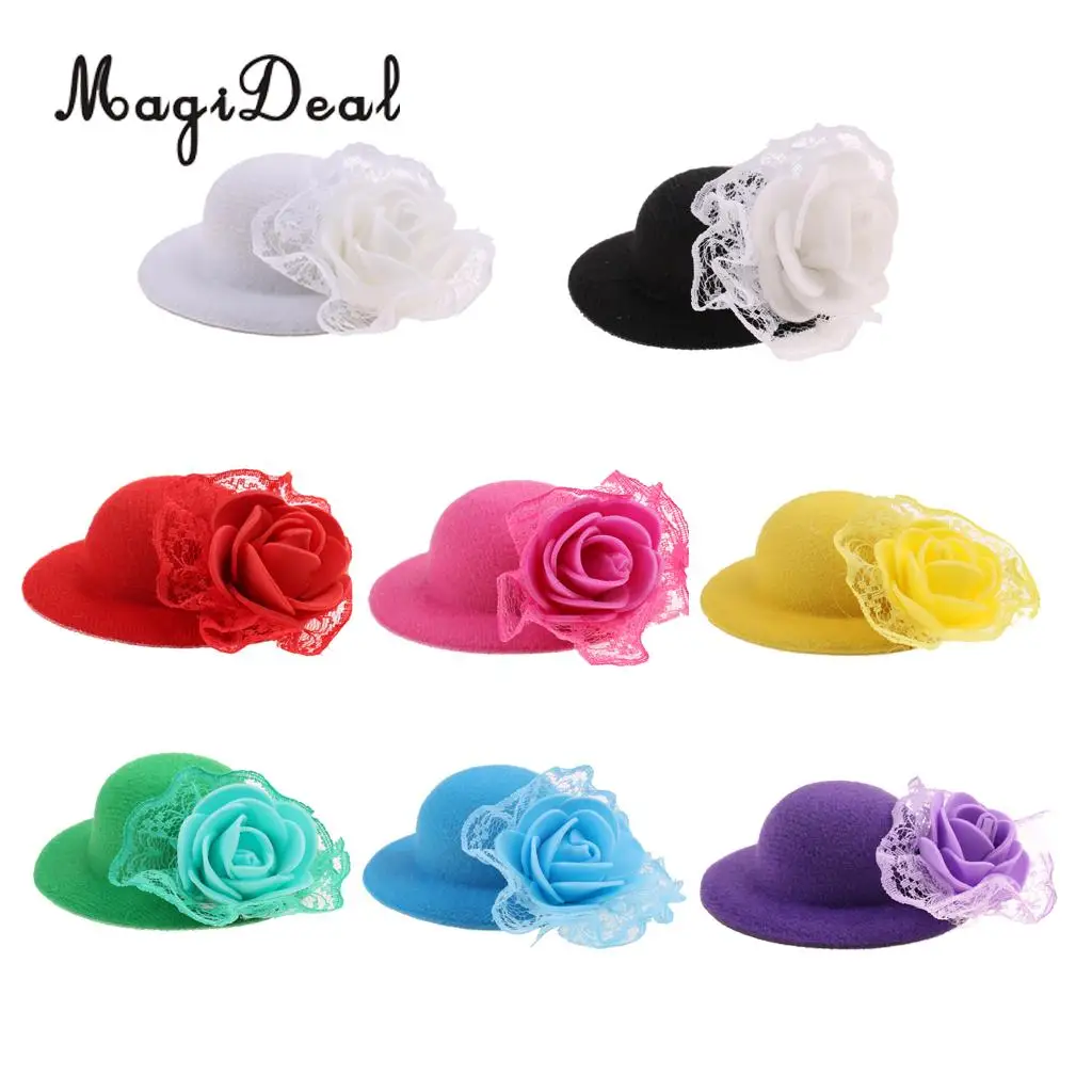 MagiDeal Sombrero Retro para Muñecas – Estilo Clásico Suave