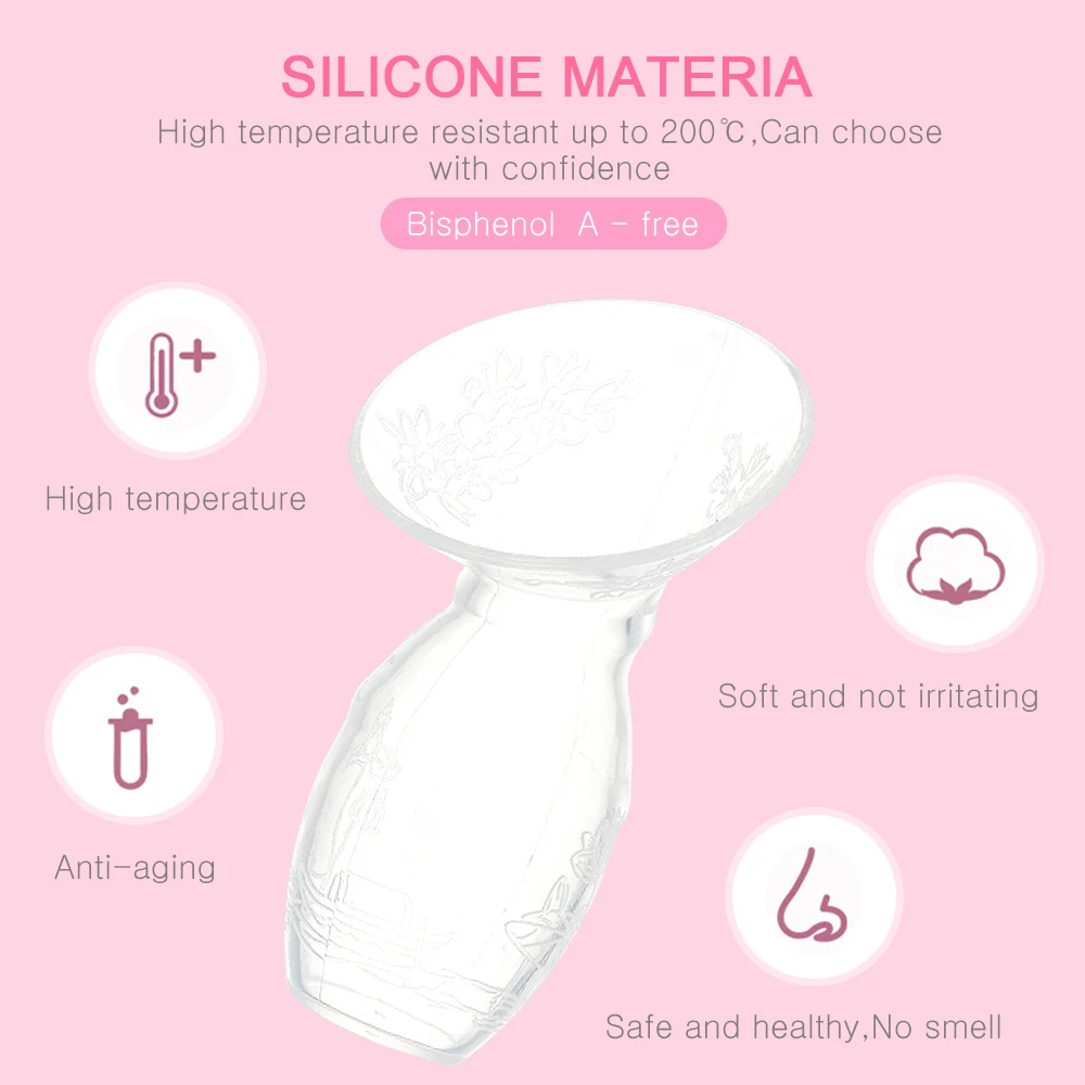 Extractor de leche manual de silicona para madres lactantes - imagen 3