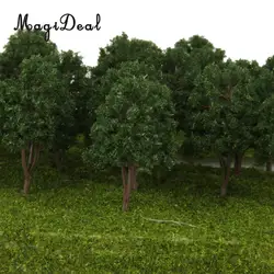 Árboles decorativos para maqueta de tren – Verde oscuro 7,5 cm