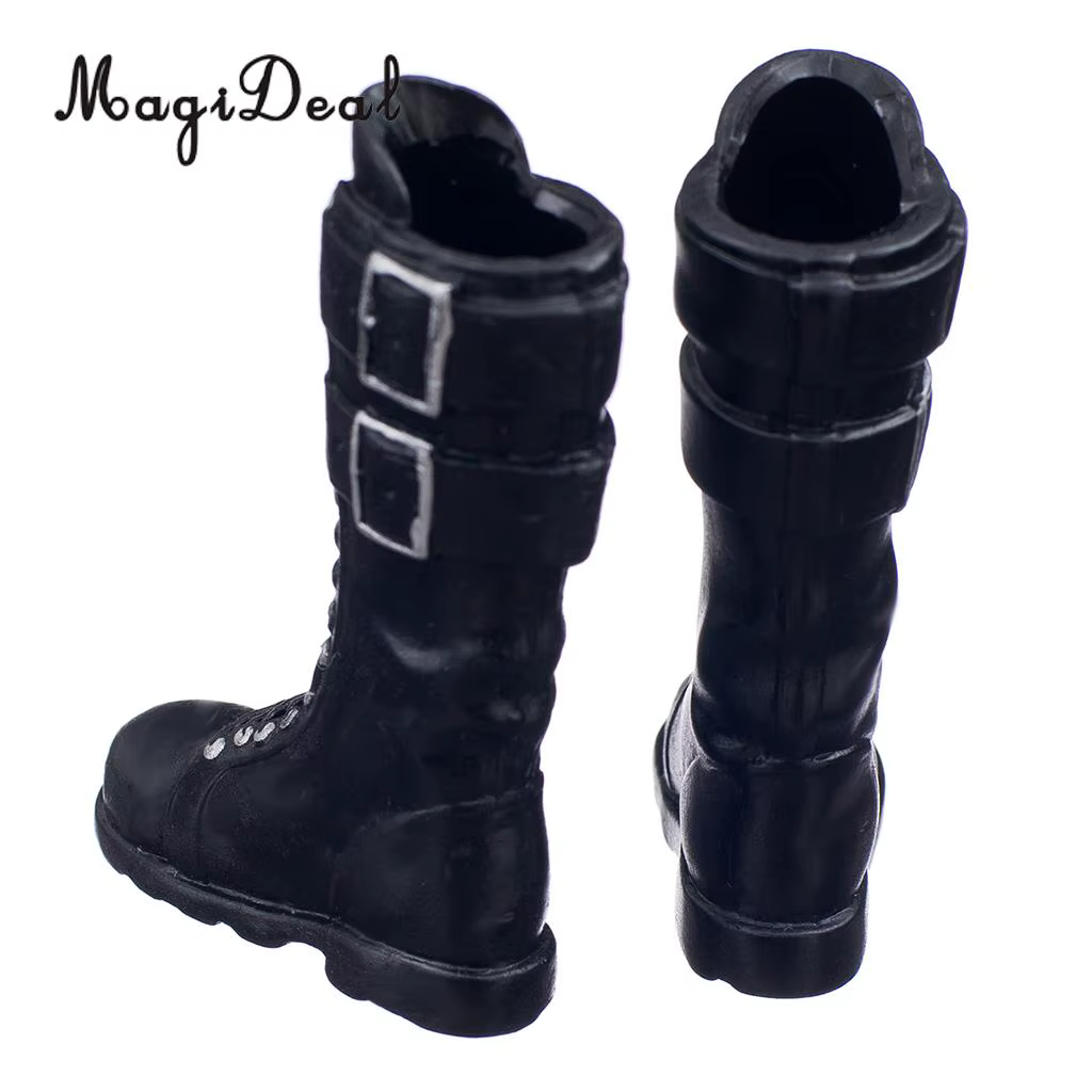 Zapatitos con cordones para muñeca de 12 pulgadas – Negro sport - imagen 3