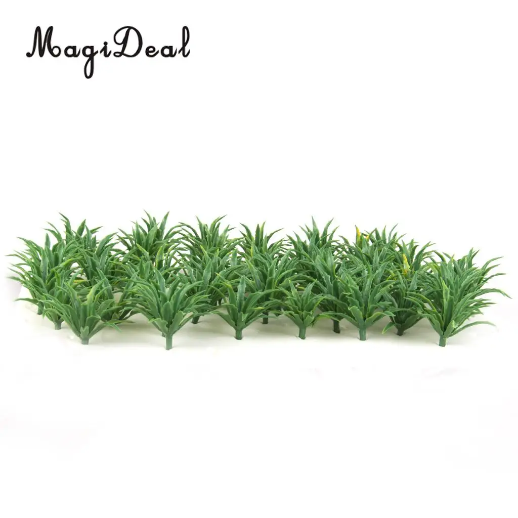 Kit de diorama con tierra y plantas para maquetas de tren - imagen 3