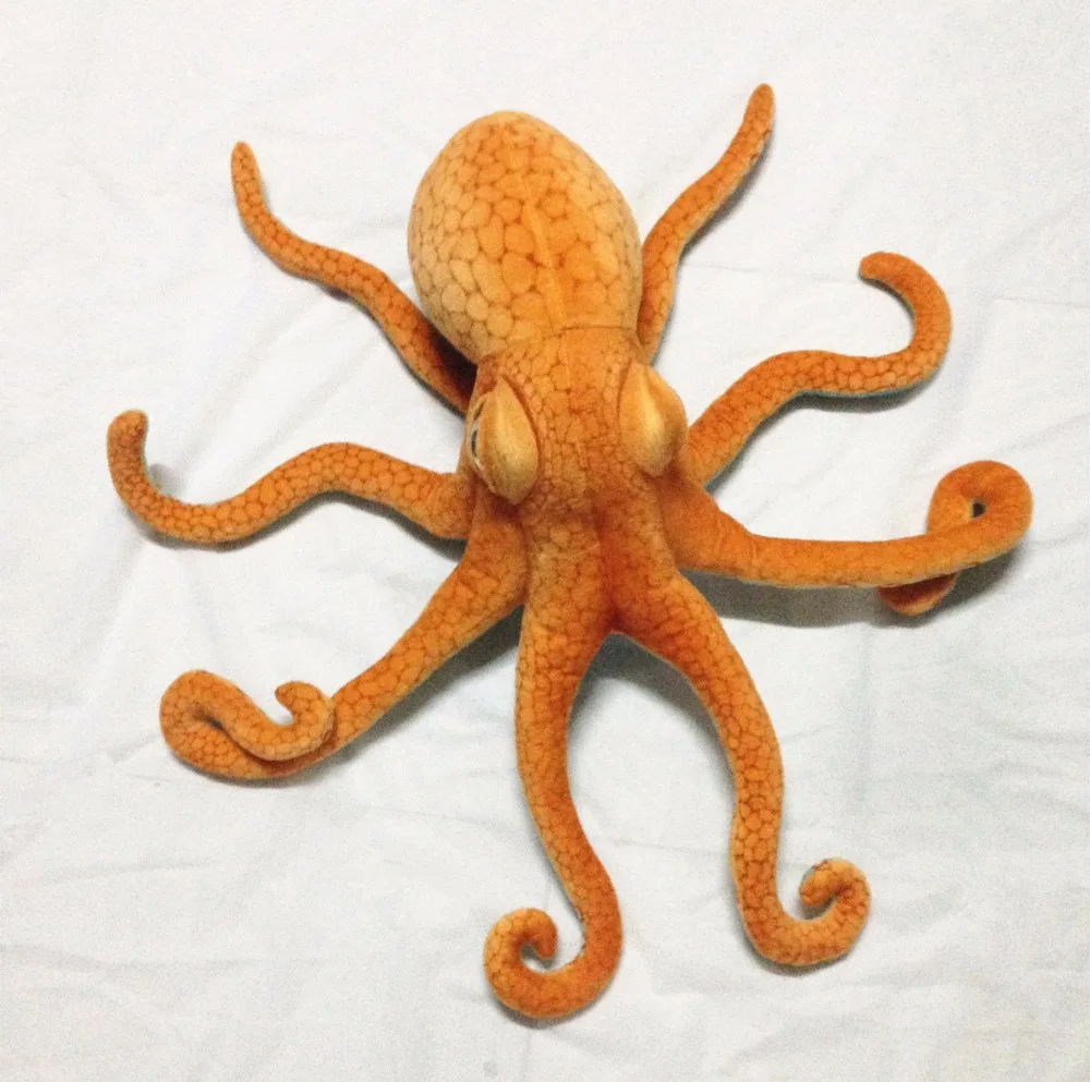 Peluche de pulpo grande realista, almohada con forma para niños - imagen 3