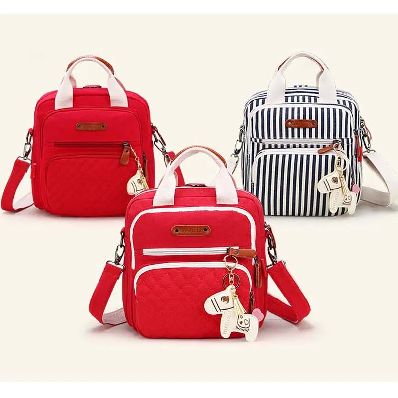 Mochila para pañales multifuncional con diseño de caballito - imagen 3