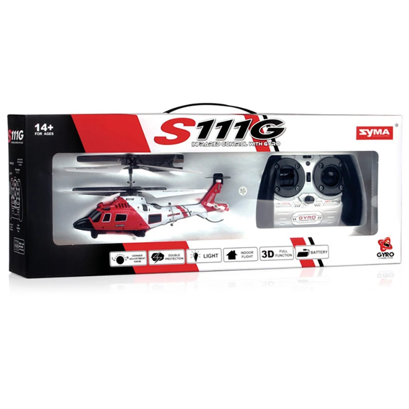Helicóptero SYMA S111G con control remoto y luz LED - imagen 4