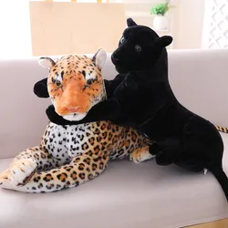 Peluche realista de guepardo gigante, felpa suave para jugar