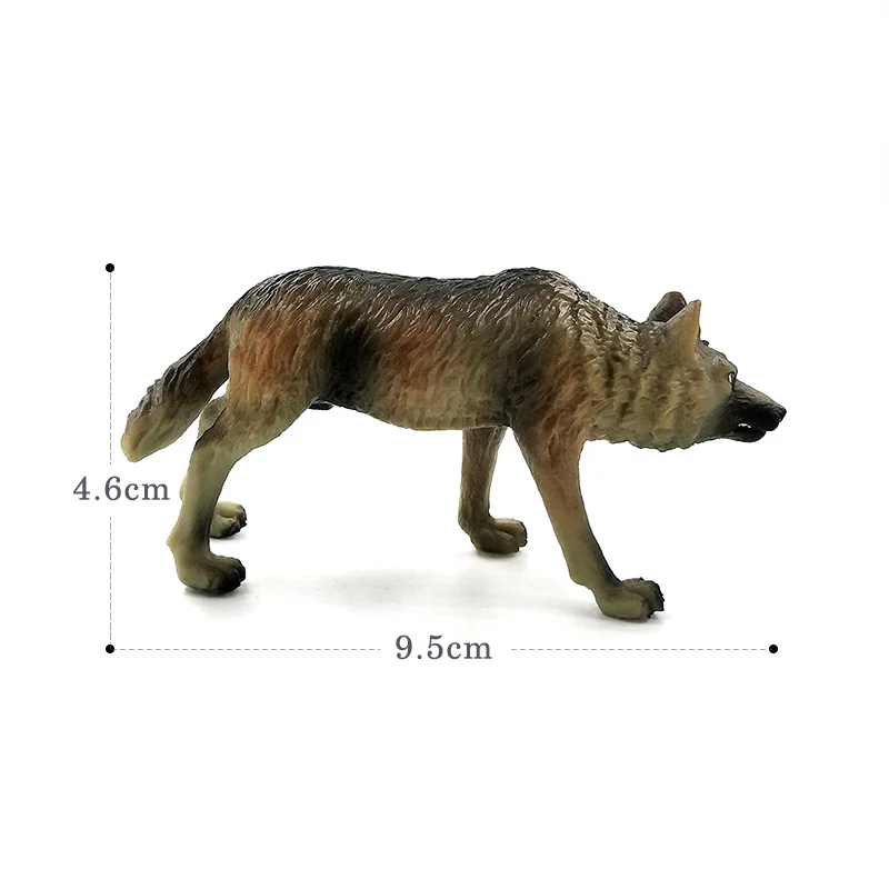 Figura de animales mini para jardín de hadas: lobo y ovejas - imagen 4
