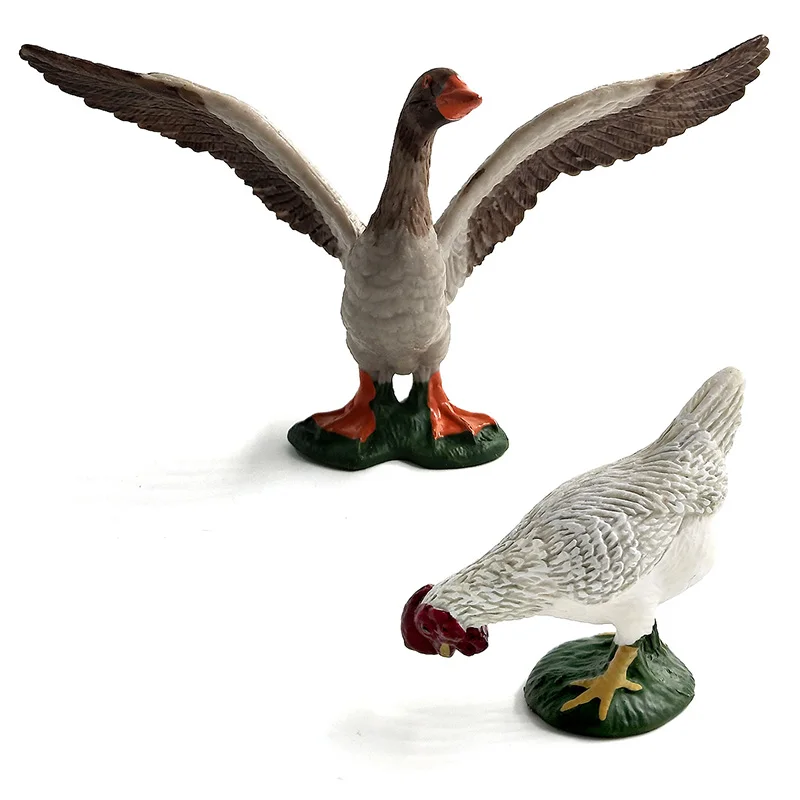 Figuras animales de granja en miniatura para decoración hogar - imagen 3