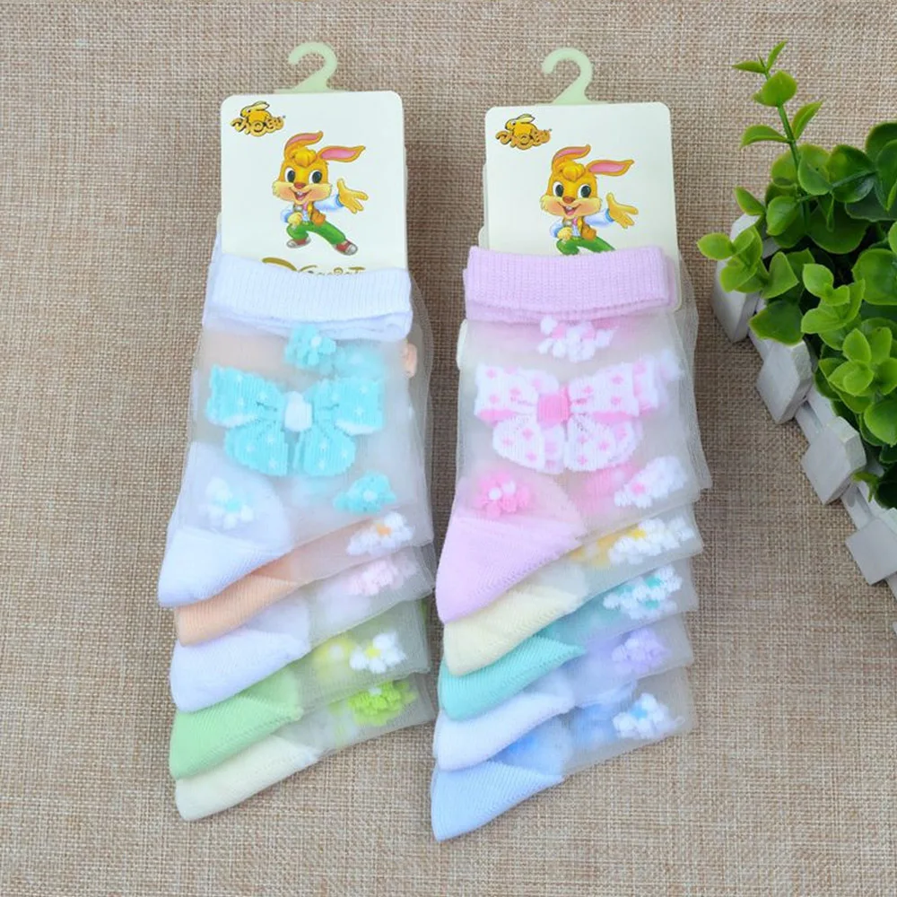 Calcetines para niñas con diseño de mariposa y fresa - imagen 5