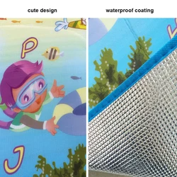 Esterilla de gateo plegable de espuma EVA para bebés y niños