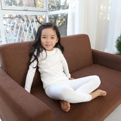 Ropa interior térmica infantil de algodón pastel para niños
