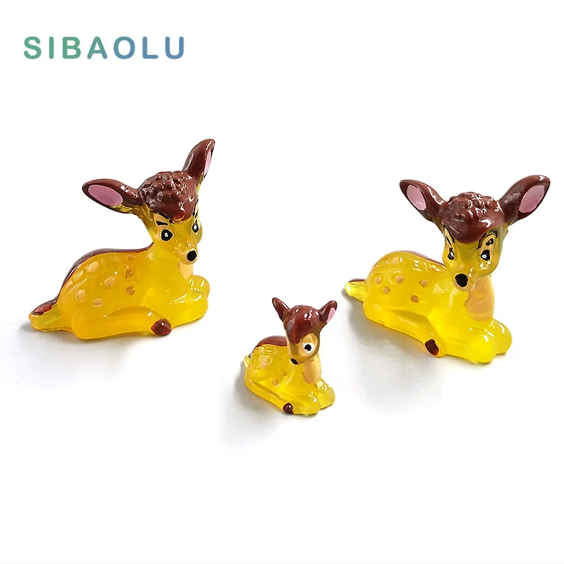 Mini bonsái familiar con ciervo – Decoración habitación infantil - imagen 4