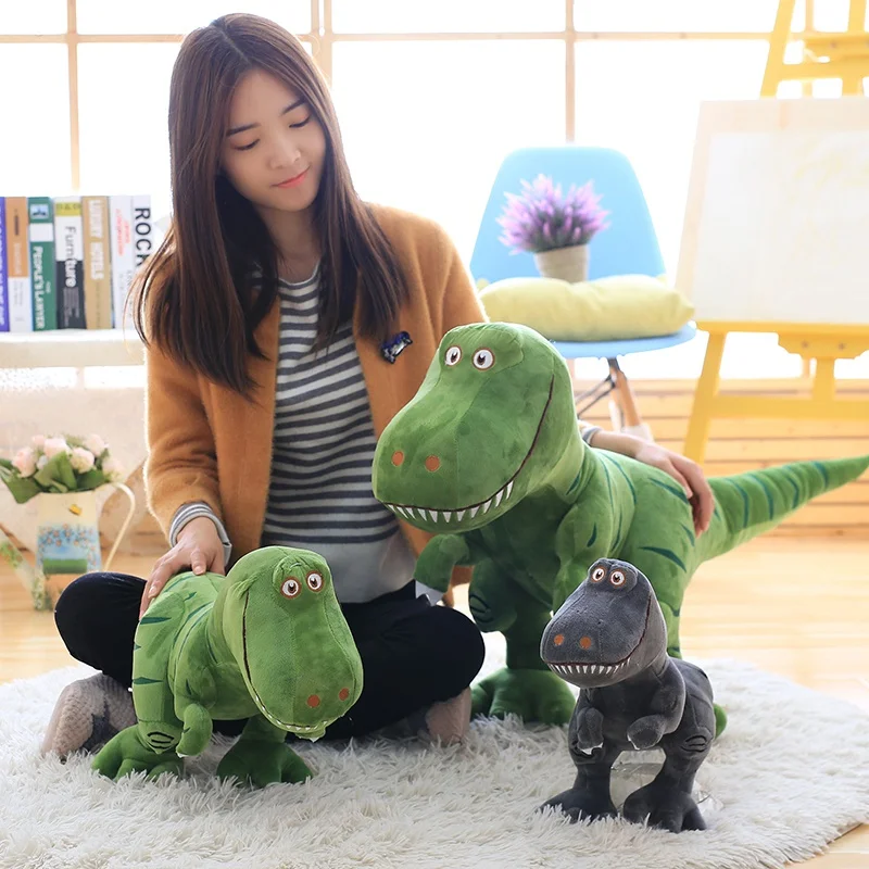 Peluche tiranosaurio en diferentes tamaños