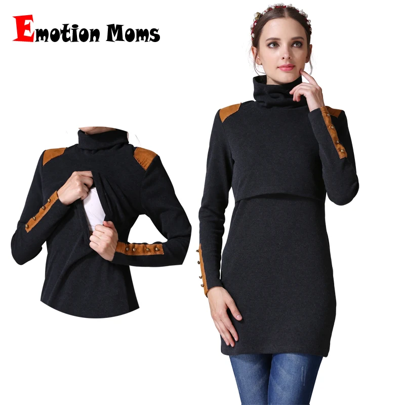 Emotion Moms - Vestido de Maternidad Cuello Alto