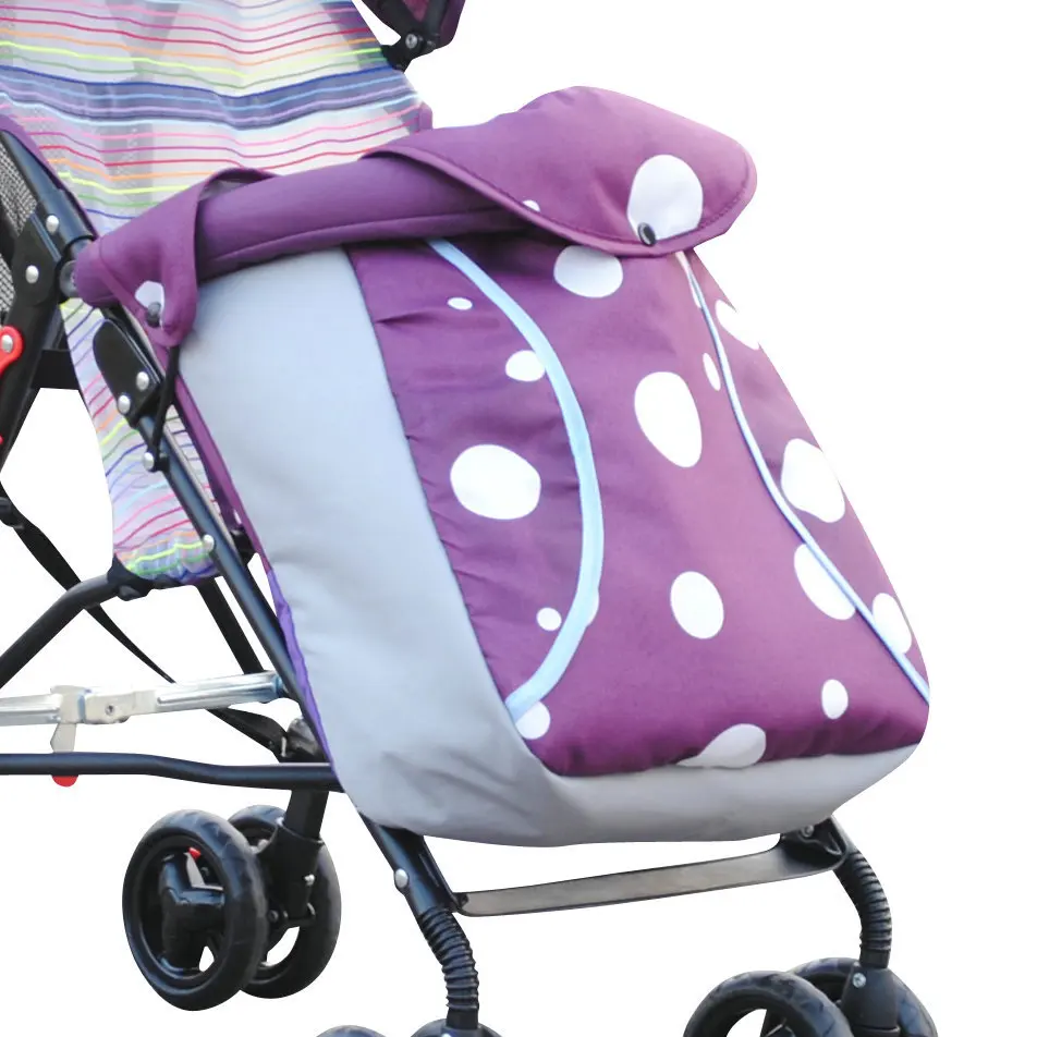 Funda de pie acolchada para cochecito bebé – Invierno cortaviento - imagen 5