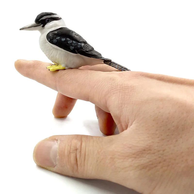 Figuras de pájaros Kookaburra en miniatura para decoración - imagen 4